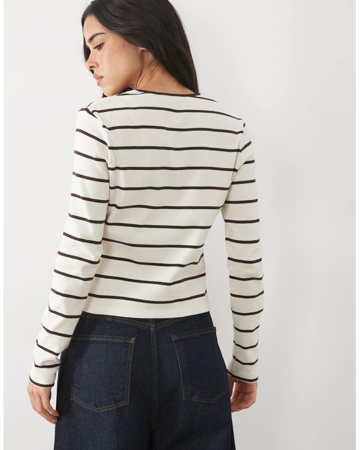 Mango White Strickjacke