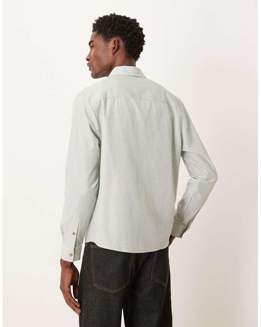 ASOS Gray Regular Fit Shirt for men