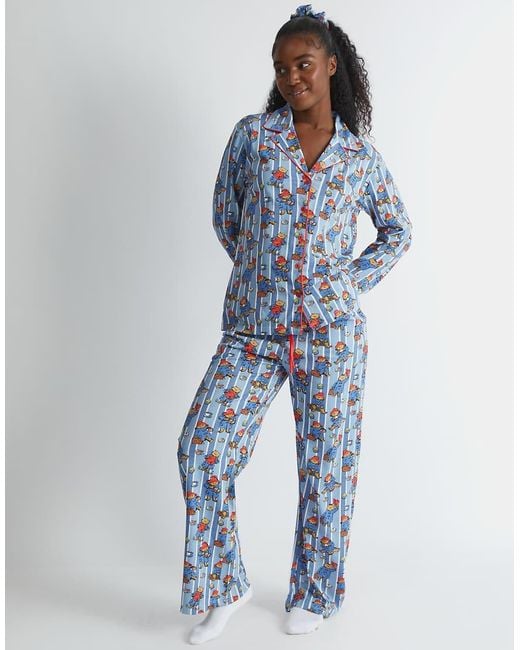 Skinnydip London Blue London Paddington Pyjama Set