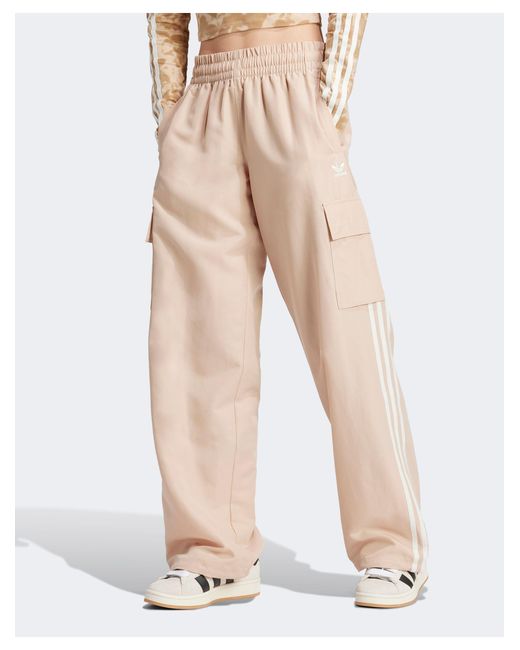 Adidas Originals White Gorpcore Cargo Pants