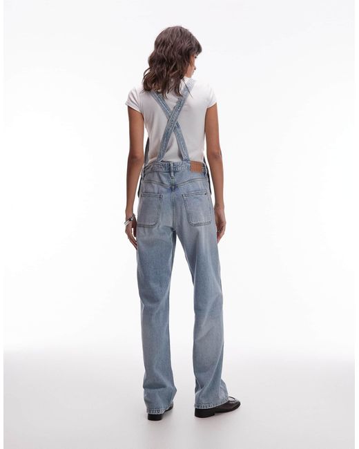 Tommy Hilfiger Blue Relaxed Dungarees
