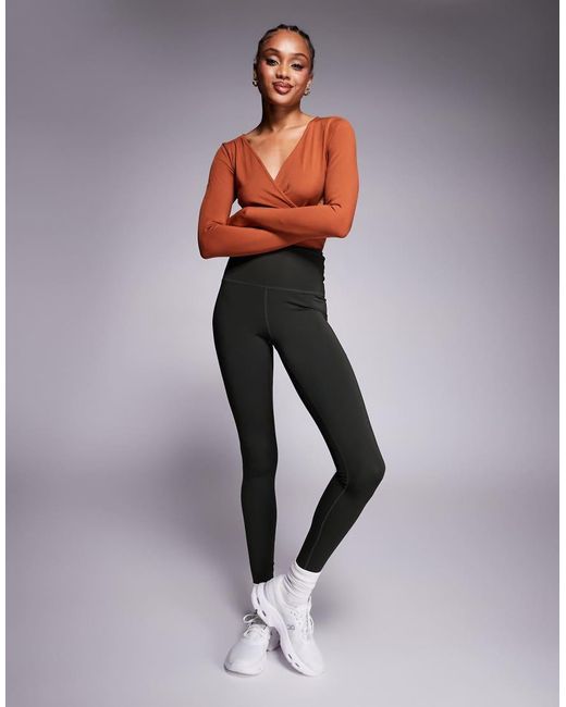 4505 Green Tall Icon Active Bum Sculpt High Waist Gym Legging With Inner Pocket