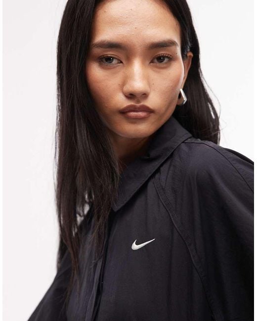 Nike Blue Coach Jacket
