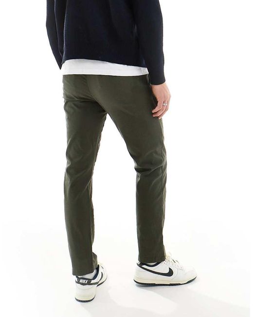 ASOS Green Slim Chinos for men