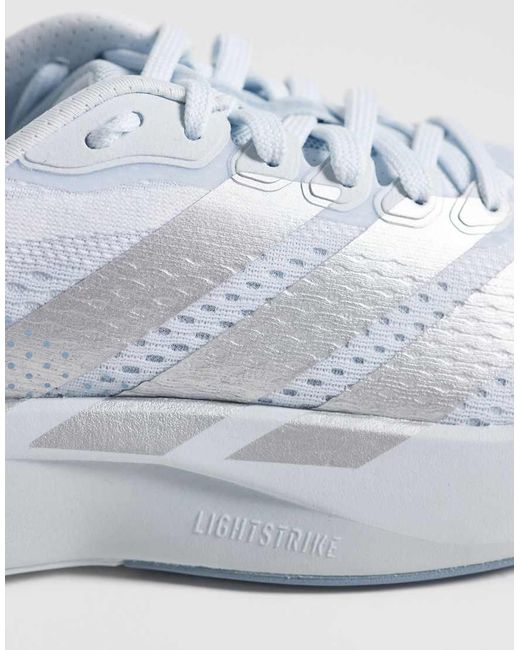 Adidas Originals White Adidas Running Adizero Pacer Trainers