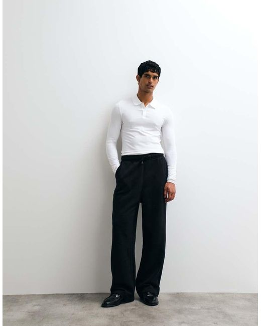 ASOS White Essentials Muscle Fit Polo for men