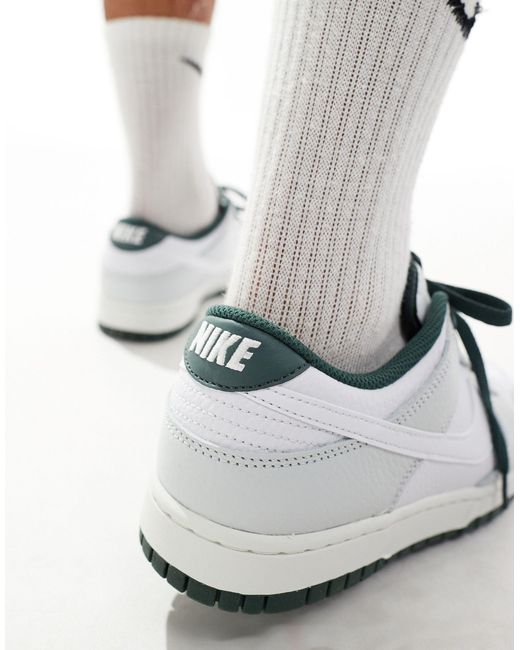 Nike Gray Dunk Low Retro Se Sneakers for men