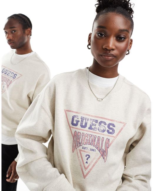 Guess White – unisex-sweatshirt