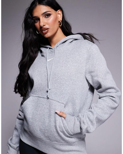 Nike Gray – phoenix – fleece-kapuzenpullover