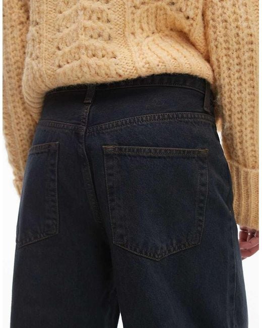 TOPSHOP Blue Skater Lowslung Jean