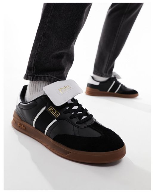 Heritage aera - sneakers di Polo Ralph Lauren in Black da Uomo