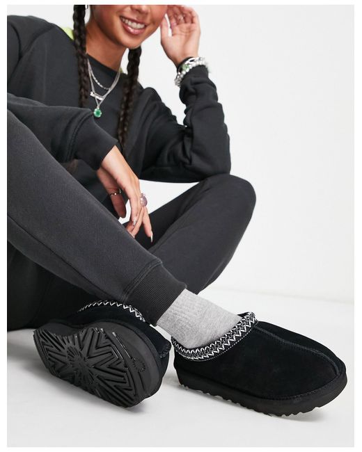 Ugg Black Tasman Shearling Lined Shoes