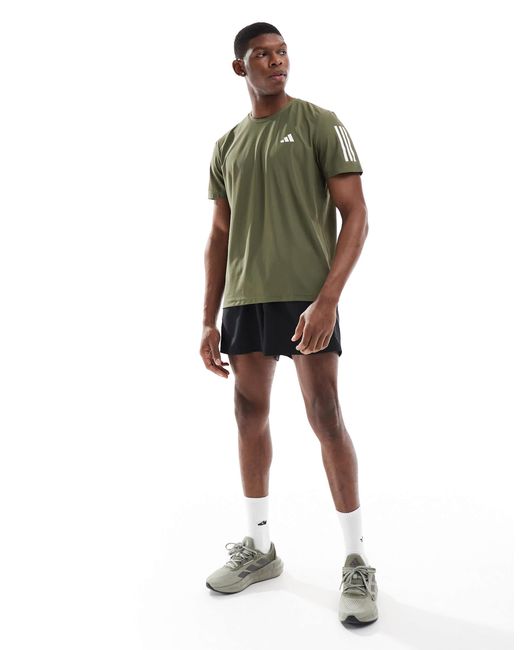 Adidas Originals Adidas – running – own the run – t-shirt in Green für Herren