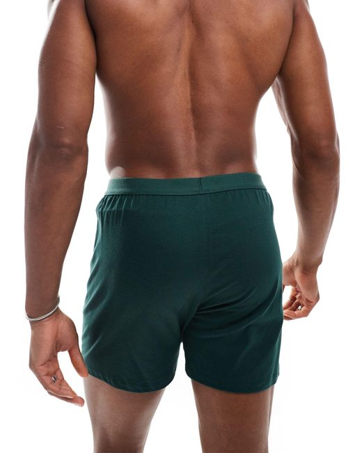 ASOS Green Jersey Boxer for men