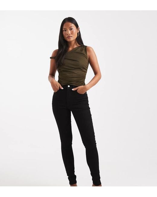 Asos Petite Black Skinny Jeans ASOS Asos Design Petite Skinny