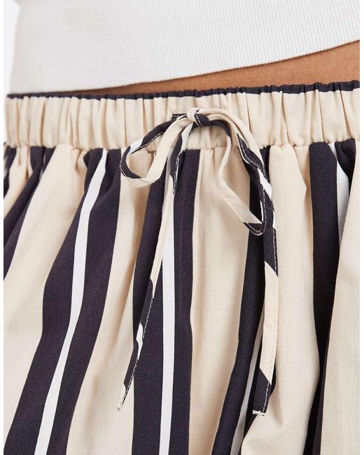 ASOS White Bubble Hem Shorts
