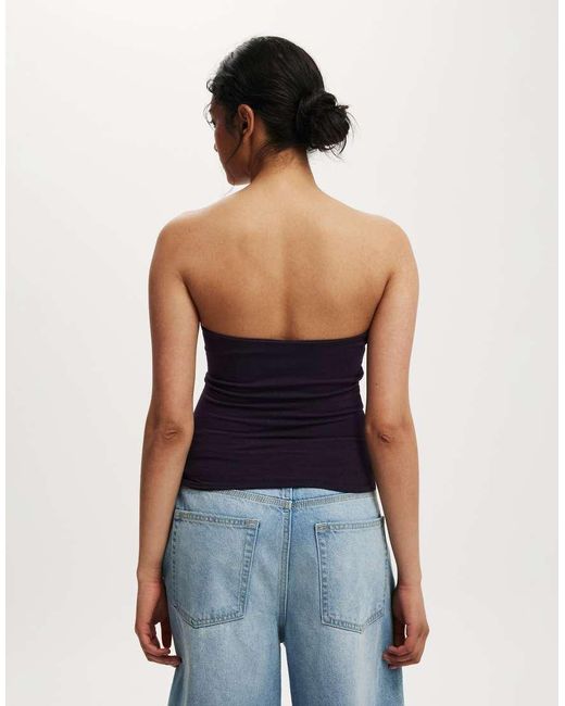Cotton On Blue All Day Tube Top