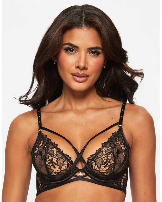 Ann Summers Black Untold Desire Non Padded Plunge Bra