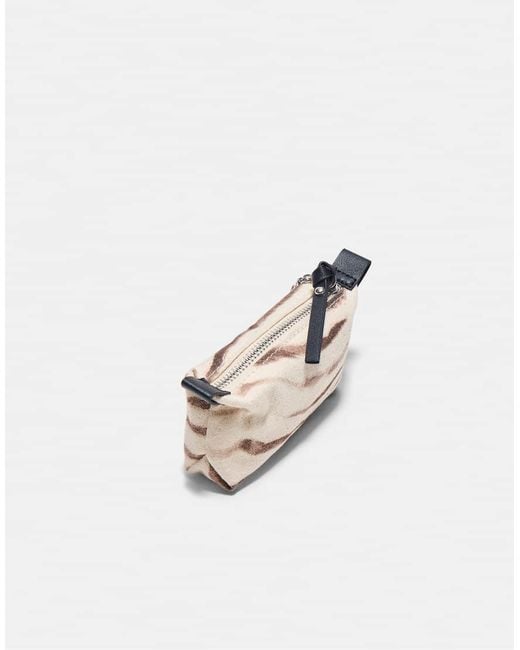 Stradivarius Natural Mini Toiletry Bag