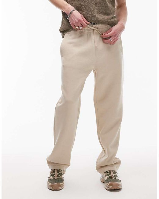 Topman Natural Straight Leg jogger for men