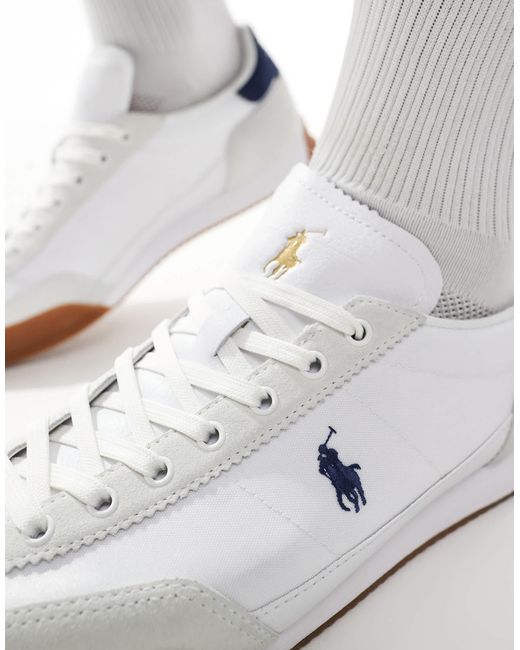 Polo Ralph Lauren White Hester Trainer for men