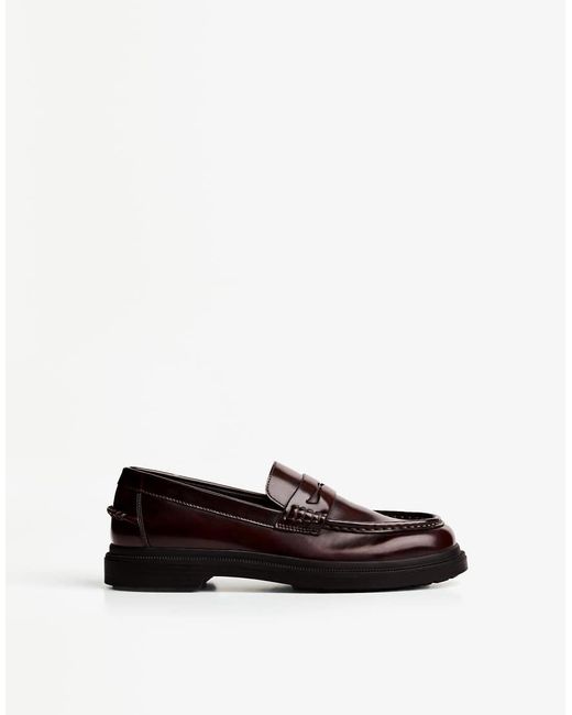 Bershka White Penny Loafers for men