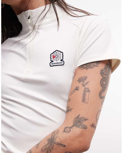 Reebok Poloshirt Voor in het White