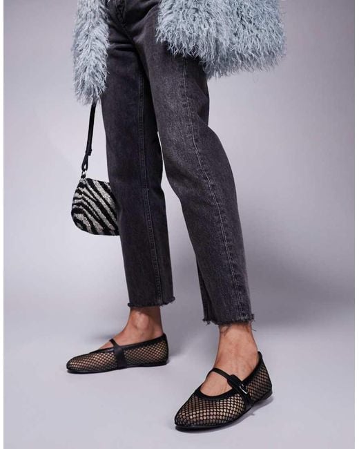 Steve Madden Blue Rejoice-m Mesh Ballet Flats
