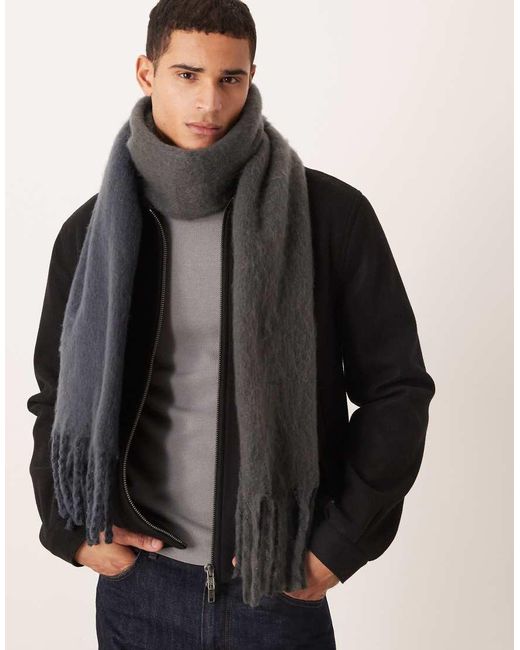 Sciarpa Sfumato di ASOS in Gray da Uomo