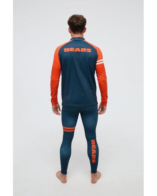 OOSC – chicago bears – x nfl – buntes baselayer-oberteil für herren in Blue für Herren