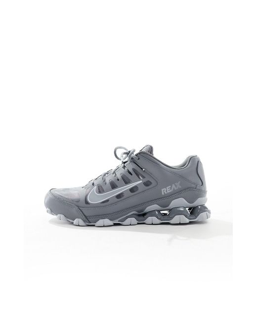 Nike Gray Reax 8 Trainers for men