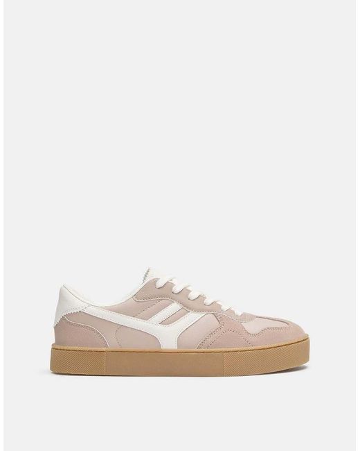Pull&Bear White Chunky Retro Trainers