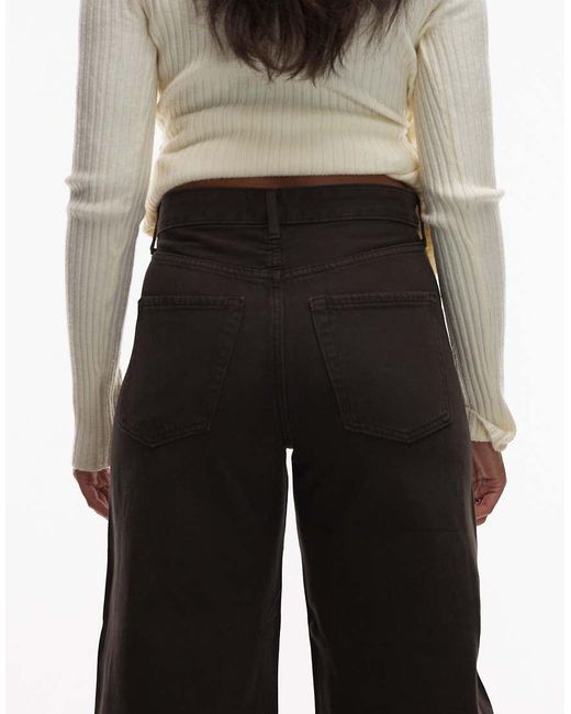 Jeans Dritti Lavaggio Scuro Con Risvolto di & Other Stories in White