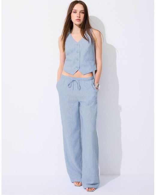 Stradivarius Blue – basic-weste