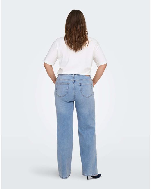 Jean ample - clair ONLY en coloris Blue