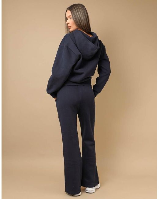 SIMMI Blue Nova Essentials Zip Through Hoodie