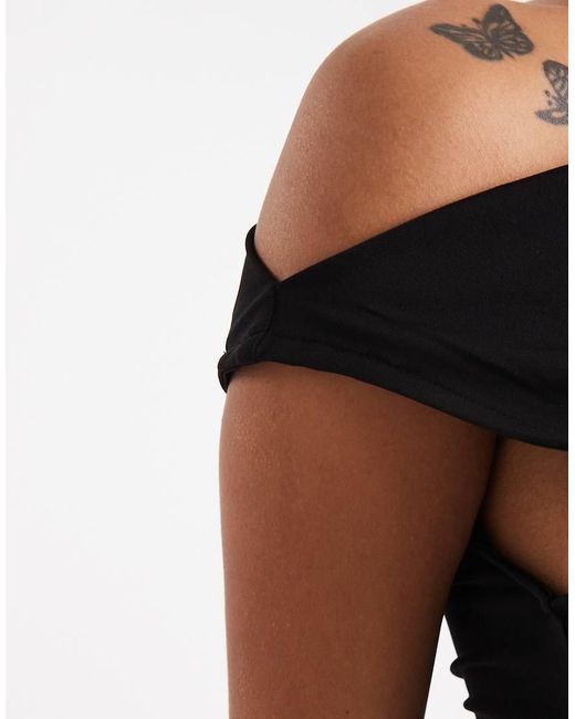 Vero Moda Mouwloze Tanktop Van Gladde Stof Met Rechte Hals in het Black