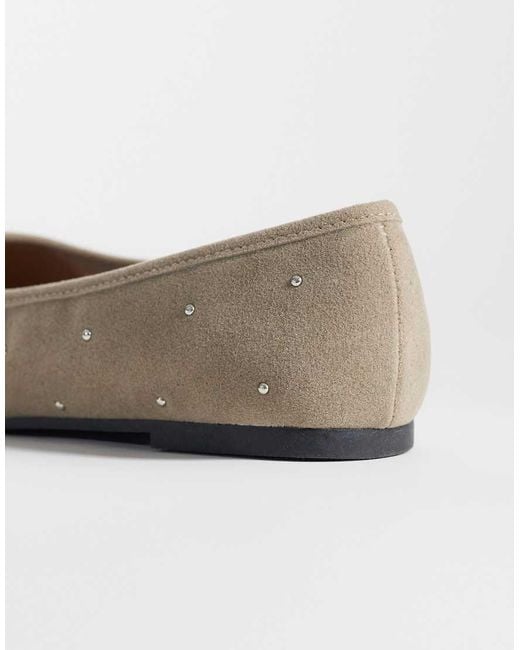 Cotton On White Frankie Ballet Pumps