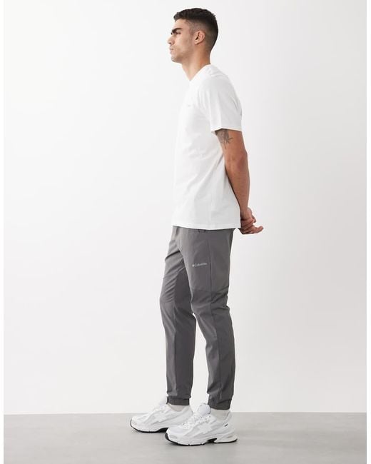 Columbia Gray Tech Wind Track Pants for men