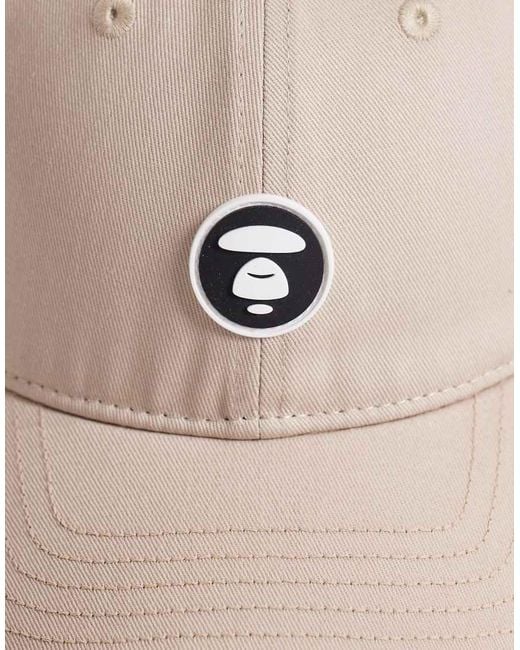 Aape By A Bathing Ape Natural Aape By A Bathing Ape Logo Baseball Cap