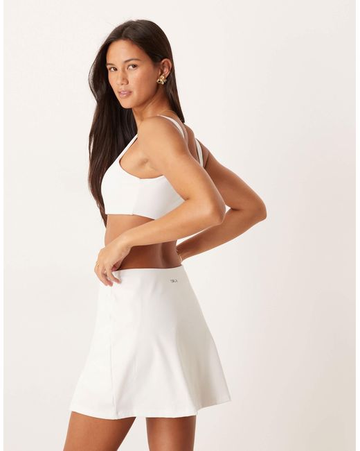 Tala Natural Asymmetric Side Split Skort