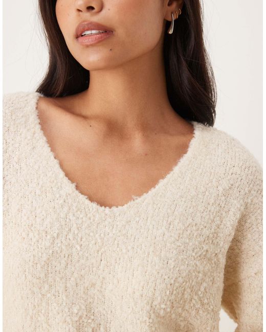 Jdy Natural – locker sitzender pullover