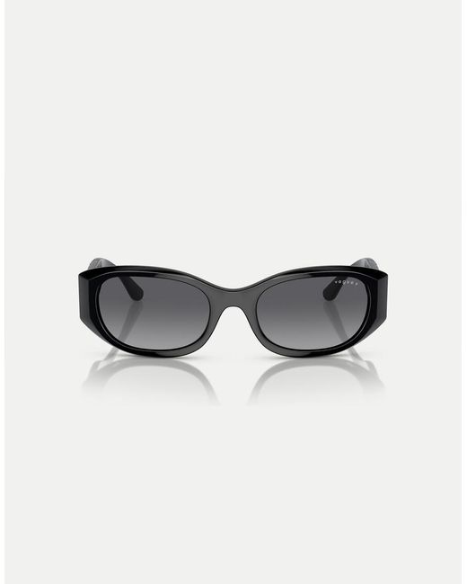Vogue Black Eyewear Vo5525S Rectangle Polarised Sunglasses