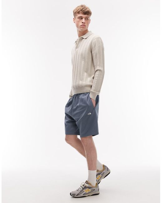 The North Face Blue Essential Logo Light Oversized Short for men