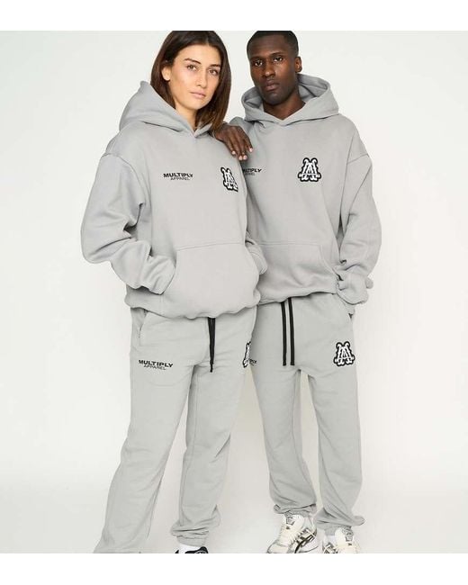Joggers Grises Initials De Multiply Apparel de color Gray