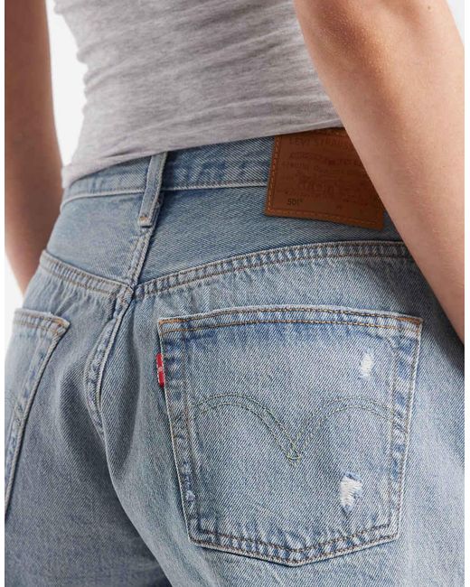 Levi's Blue 501 Original Shorts