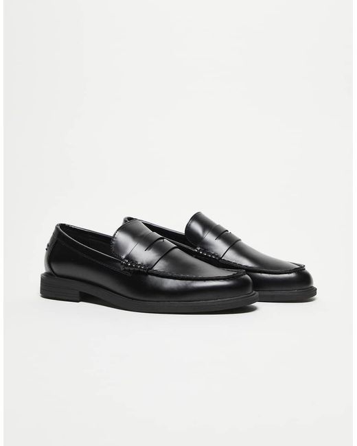 ASOS Brown Penny Loafers for men