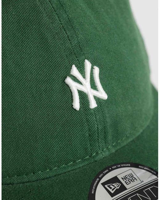 KTZ Green Ny Yankees 9Forty Mini Logo Cap for men
