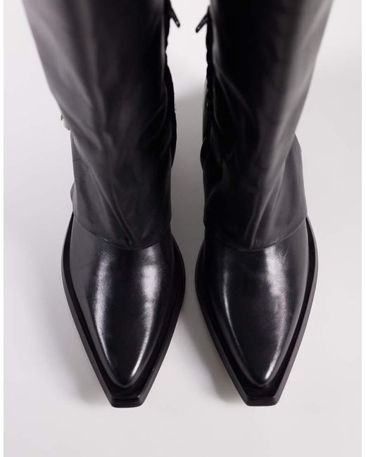 Bronx Blue New-clint Western Knee Boots