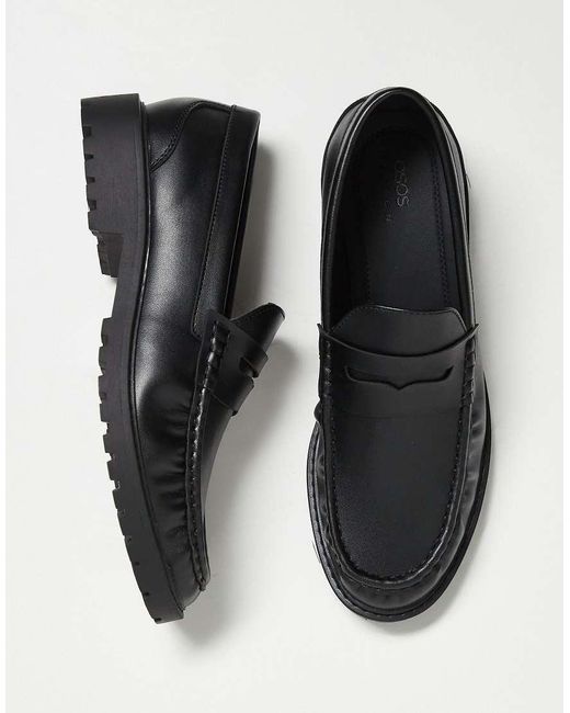 ASOS Black Loafers for men